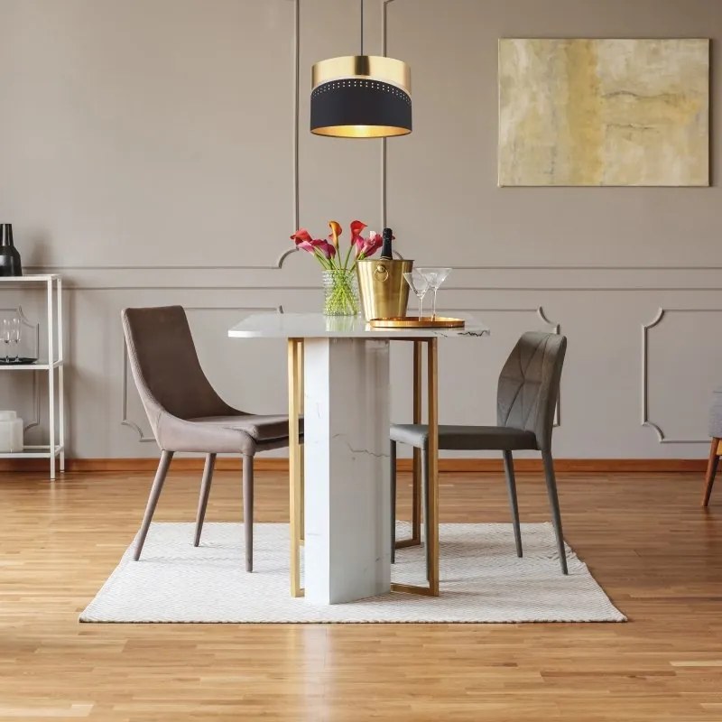 Lustra/Pendul modern OR negru/auriu