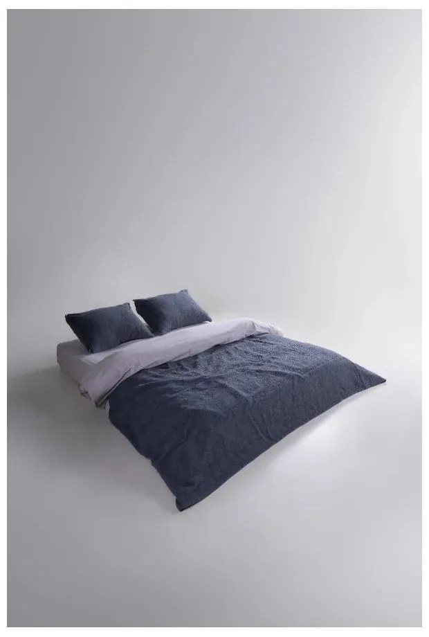 Set cuvertură și față de pernă gri închis din jacquard 180x240 cm Jacquard – Mila Home Luxury