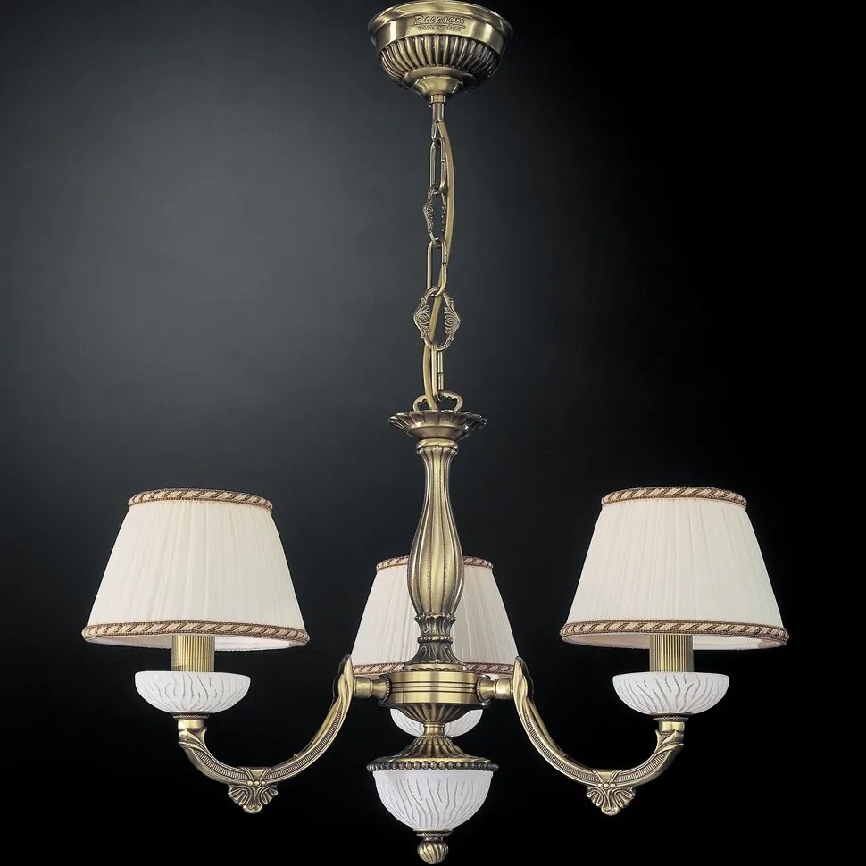 Candelabru din alama 3 brate design italian 5400