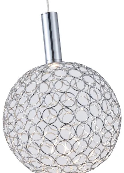 Lustră LED pe cablu LED/6,3W/230V 3000K auriu d. 20 cm