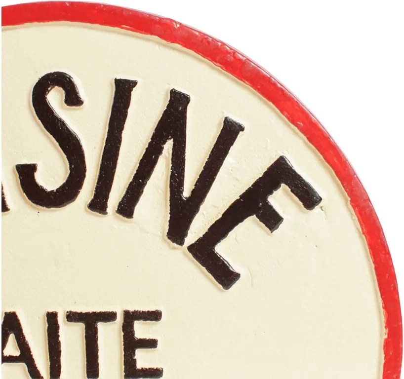 Suport din fontă pentru vase fierbinți „Cuisine Faite Maison” – 25 x 25 cm