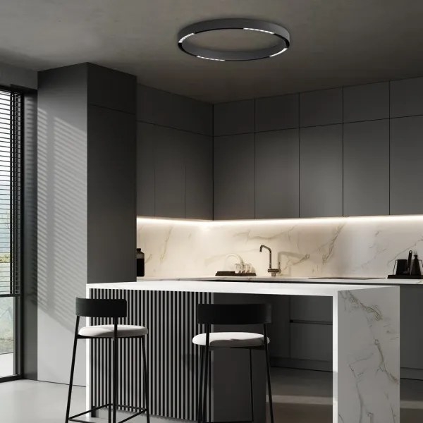 Corp de iluminat LED pentru sistem de șină MAGNETIC TRACK LED/6W/48V 4000K negru