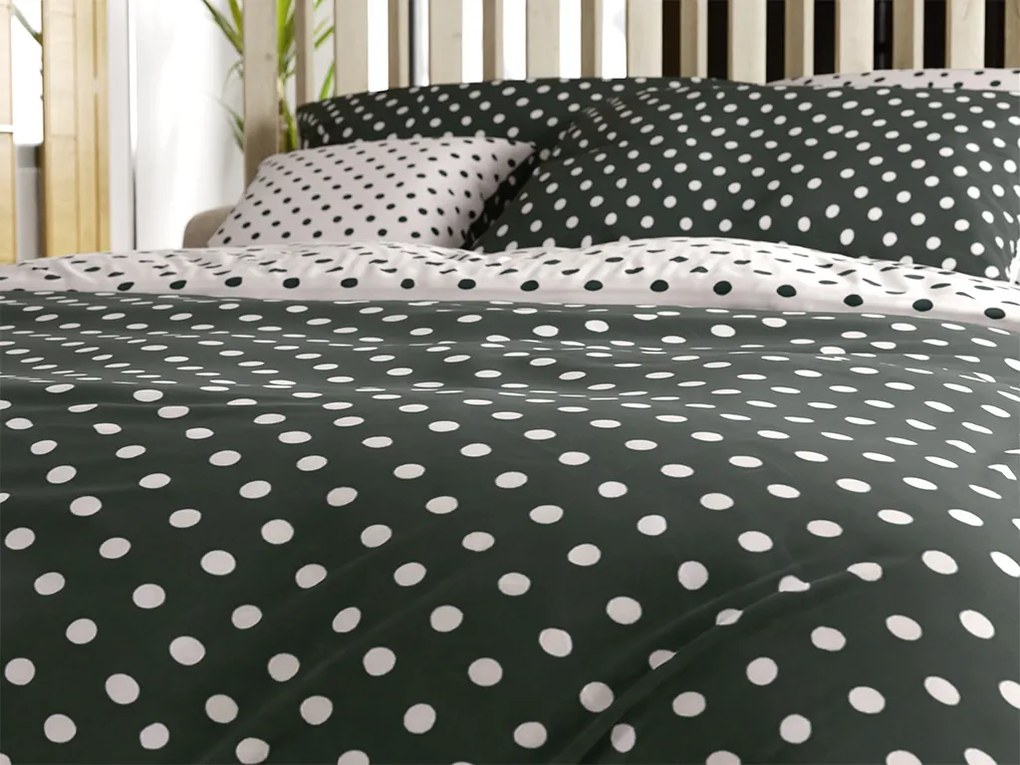 Lenjerie de pat din bumbac COLAM GREY gri hotelova capsă Dimensiune lenjerie de pat: 70 x 90 cm | 140 x 200 cm