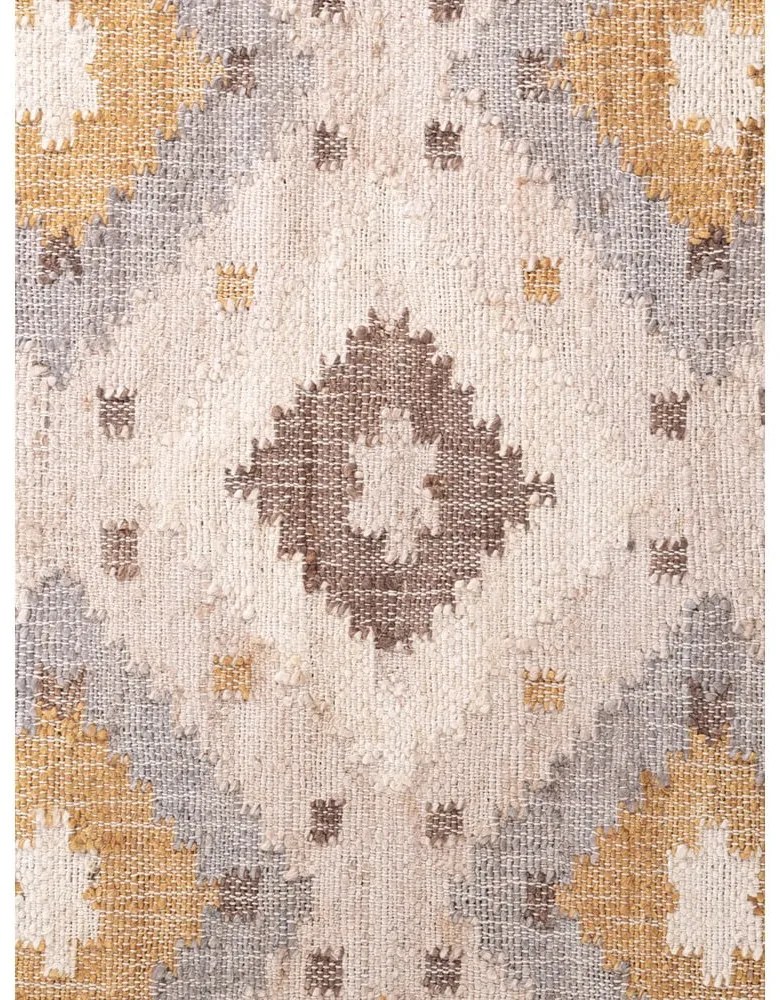 Covor crem țesut manual din iută 120x170 cm Roya Imani – Elle Decoration