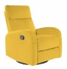 Fotoliu Recliner Olimp Catifea Curry Bluvel 68