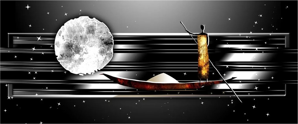 Tablou cu pictură epochală străveche (120x50 cm)