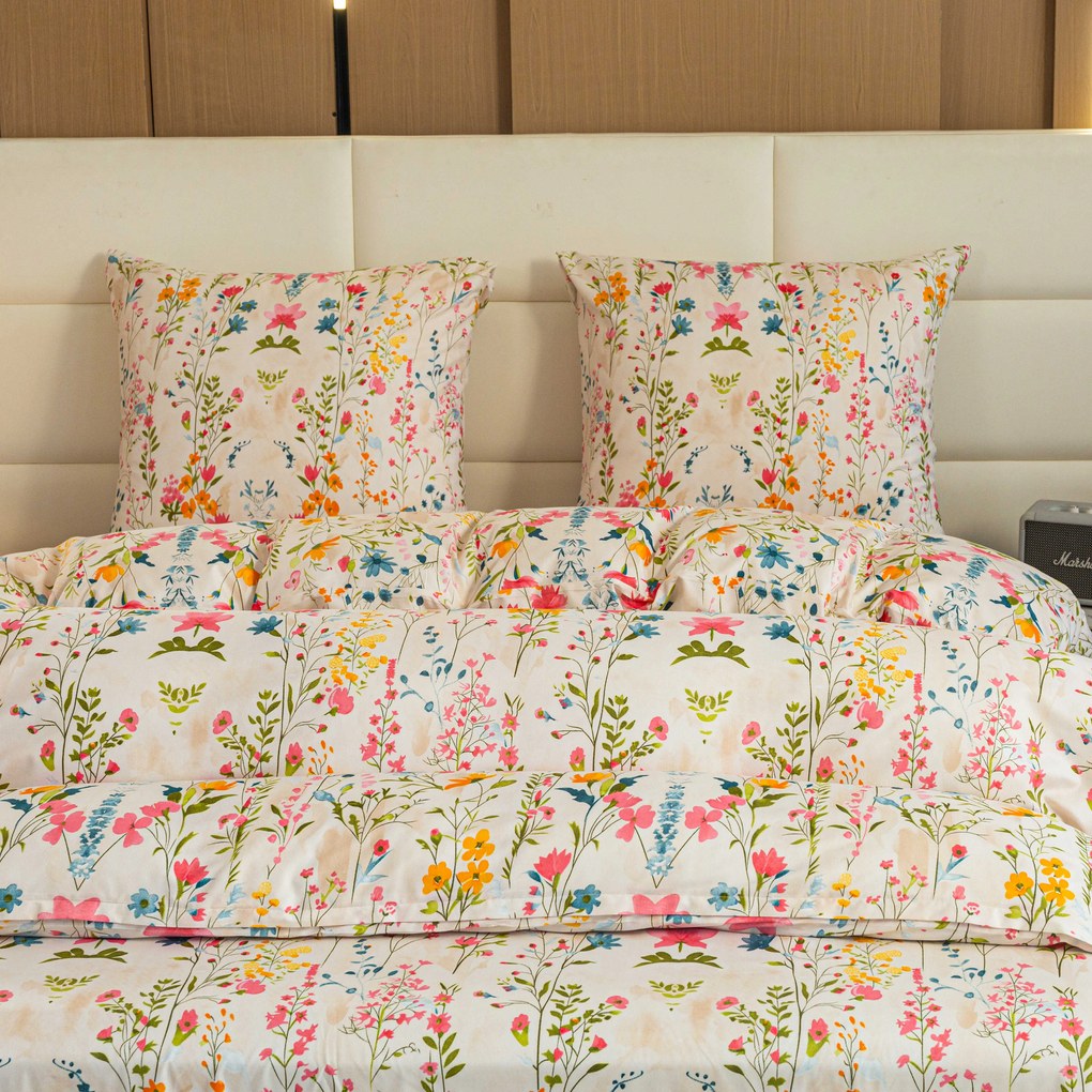 Lenjerie de pat din microfibra MILLEFLEUR colorata Dimensiune lenjerie de pat: 2 buc 70 x 90 cm | 200 x 220 cm