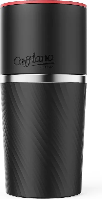 Aparat de cafea de voiaj Cafflano Classic (negru) + râșniță