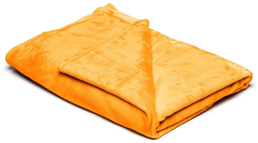 Pătură din micromicropluș My House, 150 x 200 cm, galben