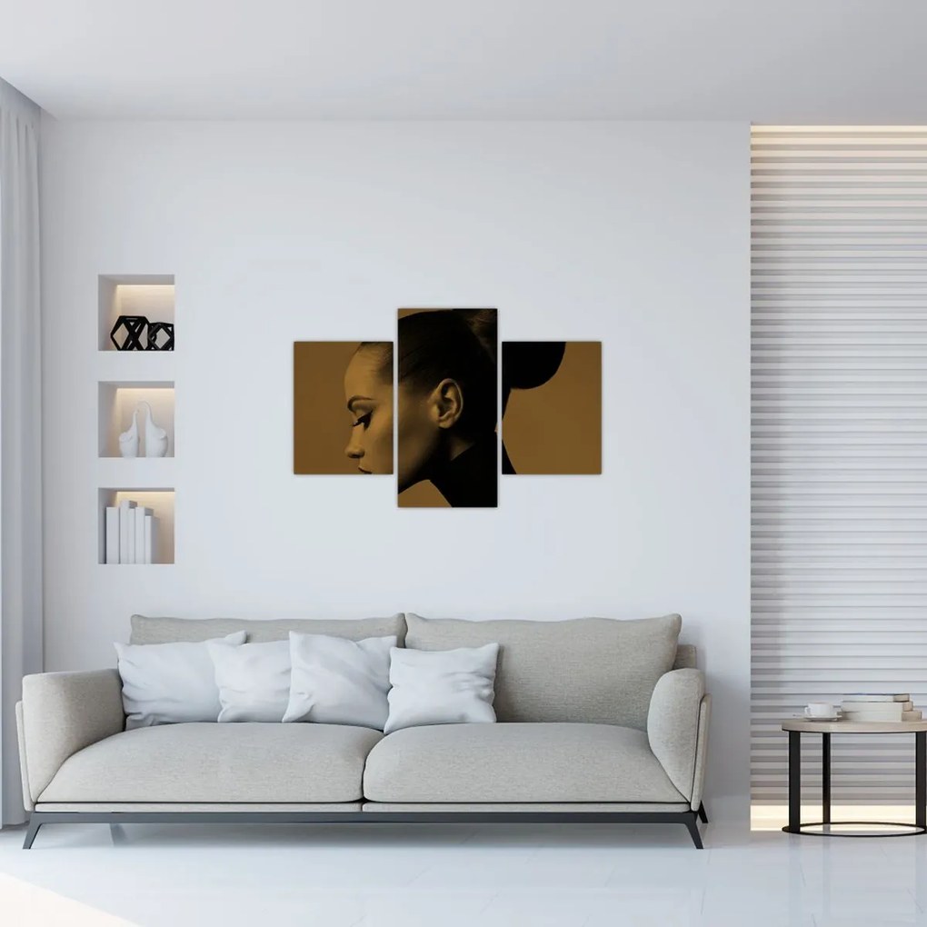 Tablou - Femeie în profil (90x60 cm)