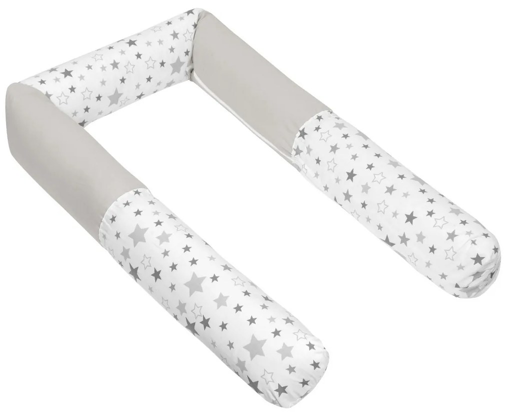 Bellatex Crib Mantle cilindru Stele gri, 240 cm