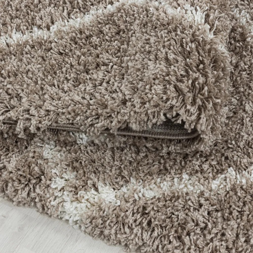 Covor maro deschis rotund ø 160 cm Alvor – Ayyildiz Carpets