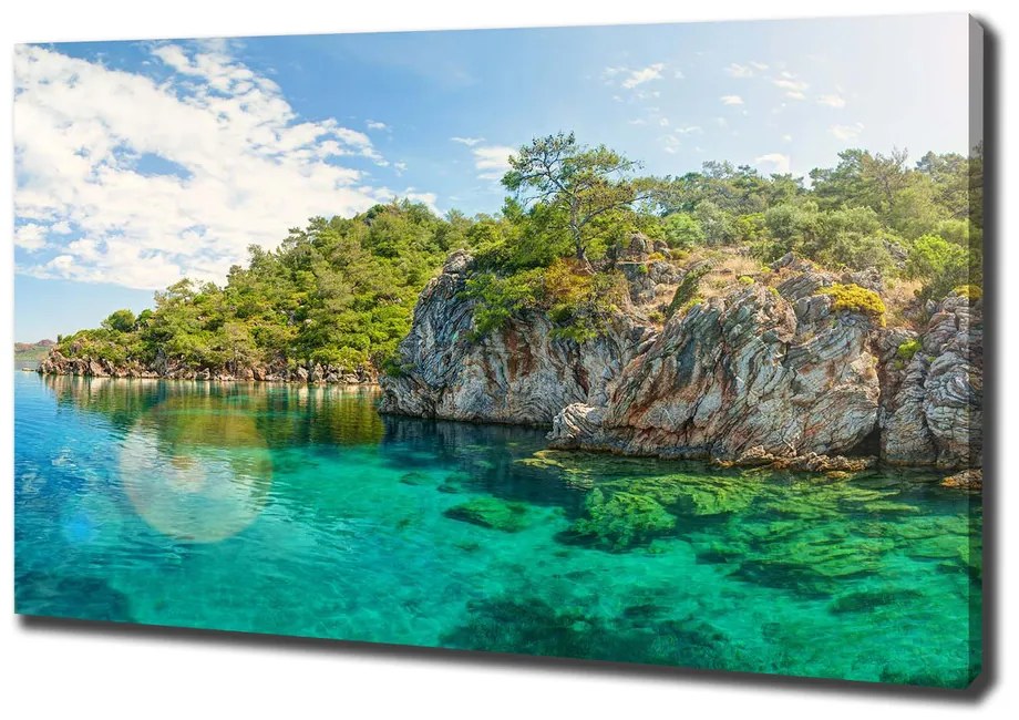 Pictură pe pânză Lagună albastră