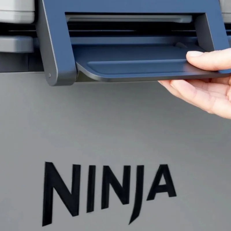 Lada frigorifica Ninja FrostVault FB131EUGY, 28 l, Pasiva, 48 doze, Pastreaza gheata pana la 5 zile, Compartiment uscat, Gri