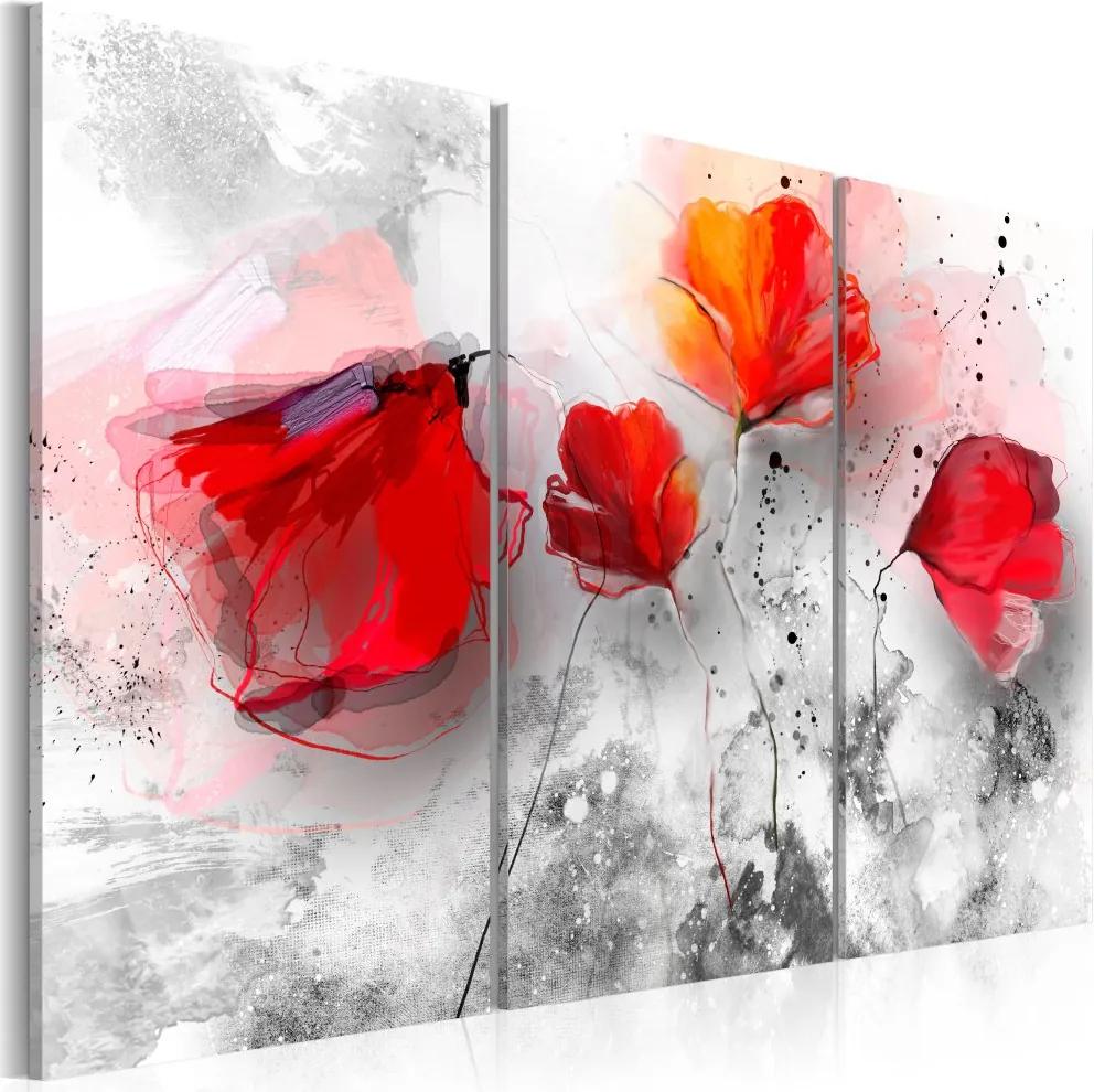 Tablou Bimago - Poppies with finesse 60x40 cm