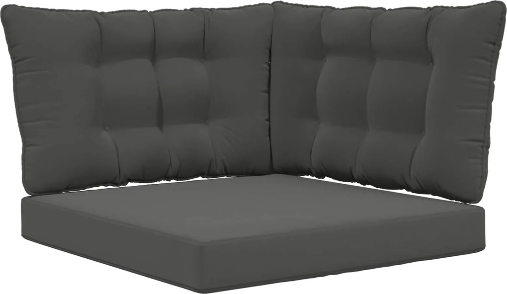 vidaXL Perna pentru canapea de exterior 3 pcs Antracit Poliester