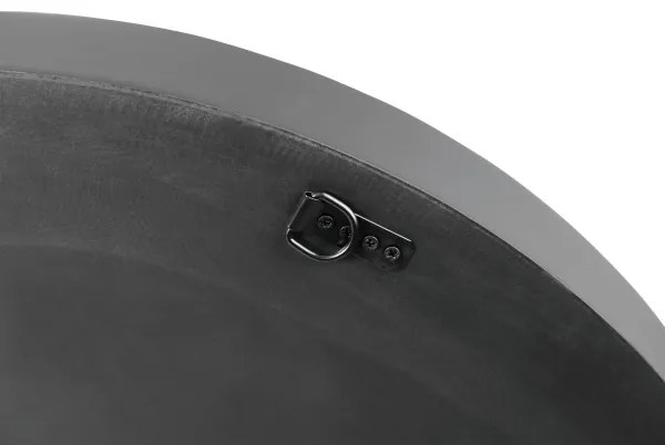 Eglo 425062 - Oglindă de perete BONTANG, Ø 90 cm, negru/auriu