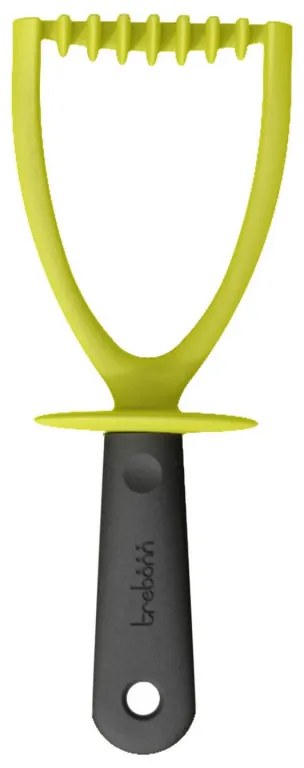 Presa pentru cartofi Trebonn Pure 1523205, 25,5 cm, Maner moale, Orificiu de agatat, Negru/Galben