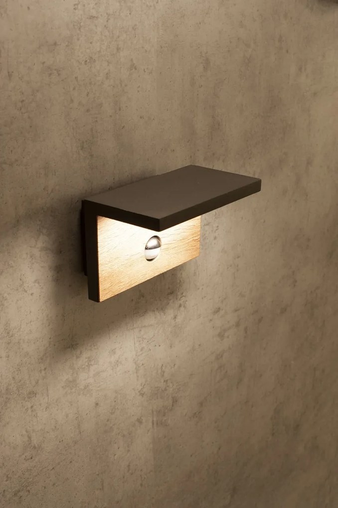 Aplica LED iluminat exterior cu senzor de miscare IP54 RUKA