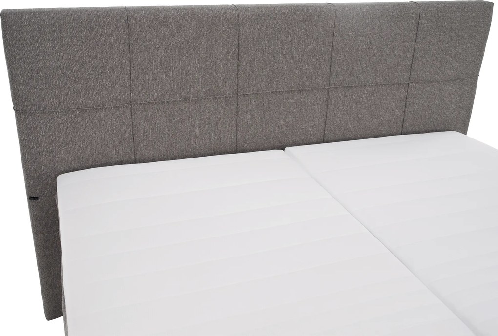 Pat electric reglabil, arcuri, gri, 160x200, MURKO NEW