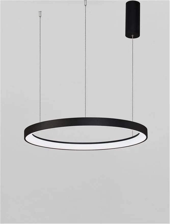 Lustra LED dimabila design circular PERTINO D-58cm