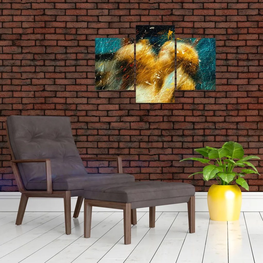 Tablou - Îngerii sărutăndu-se (90x60 cm)