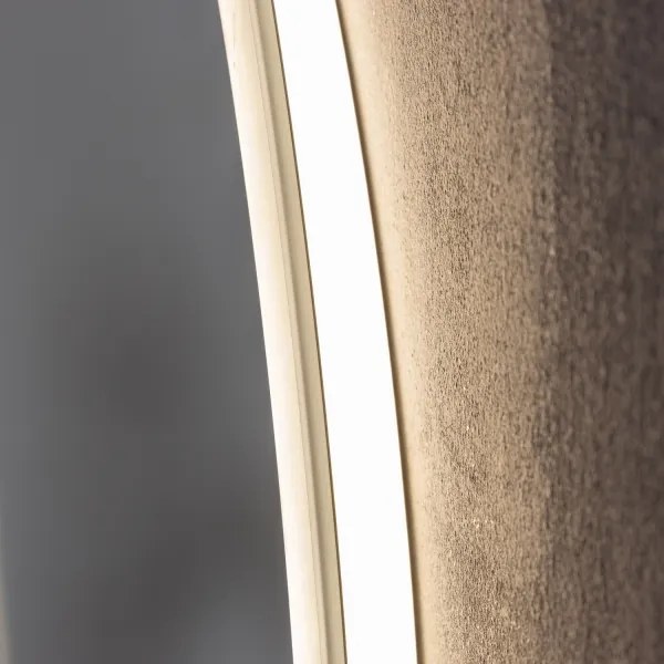 Brilagi - Oglindă CLARA ECO LED Ø 60 cm, 12W, 230V, cu dimmer, încălzire anti-aburire și iluminare integrată, IP44