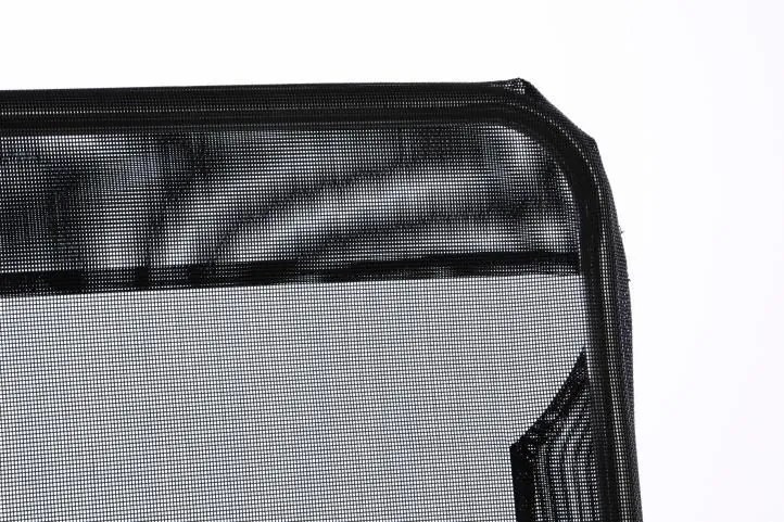 Scaun de gradina cu tesatura neagra - rabatabil