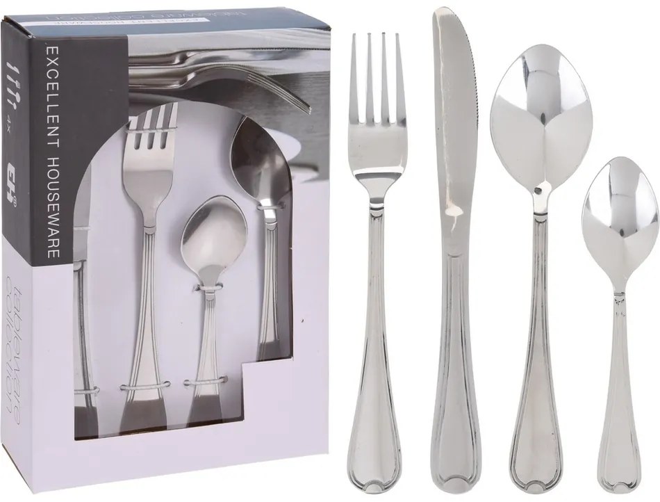 Set tacâmuri, 16 piese, din inox