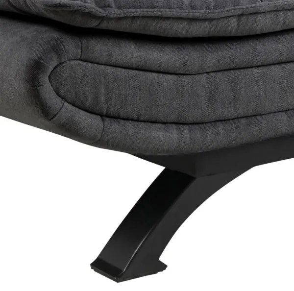 Canapea extensibilă AIRI, 2 locuri, gri închis