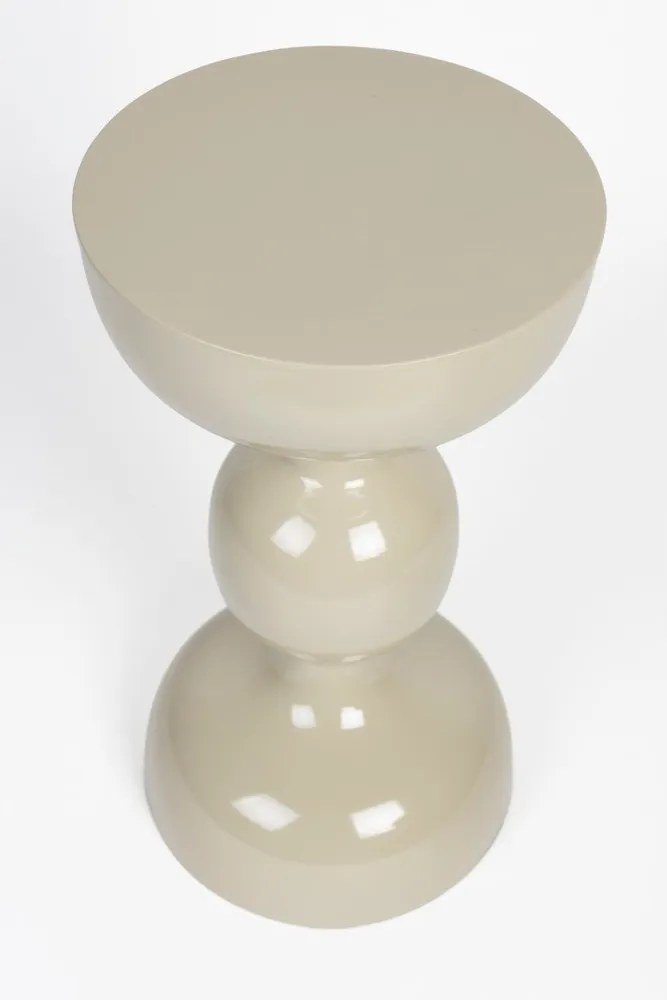 Măsuță auxiliară rotundă din metal ø 31 cm Lars – White Label