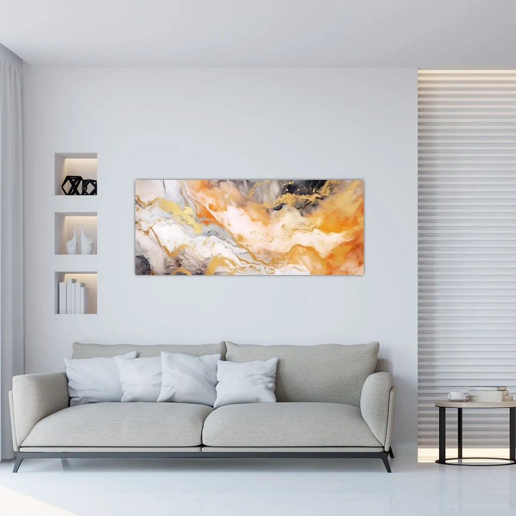 Tablou - Fond marmorat (120x50 cm)