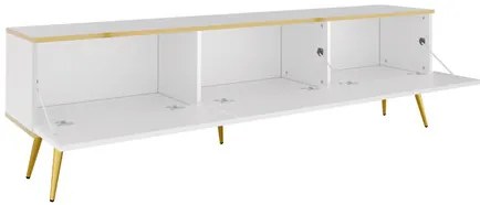 Dulap TV Onasewo II (Negru + auriu) . Promo -17%. 1106251