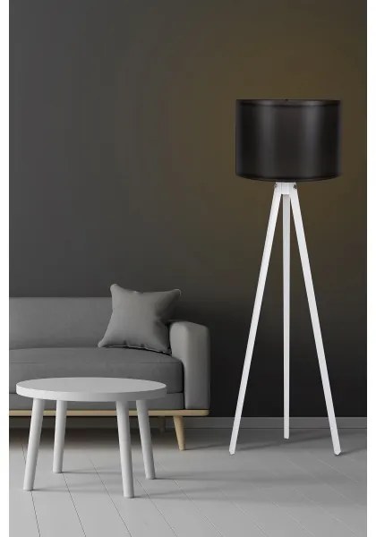 Lampadar AYD 1xE27/60W/230V negru/alb