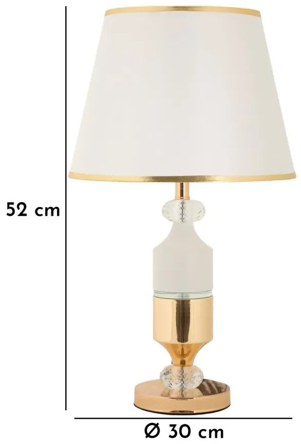 Mauro Ferretti Lampă De Masă Gipsy Cm 30 X 50 | Aosom Romania