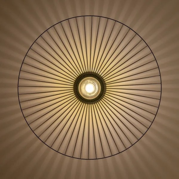 Brilagi - Lustră aplicată cu LED CERIA WIRE 1xE27/40W/230V, diametru 60 cm, neagră