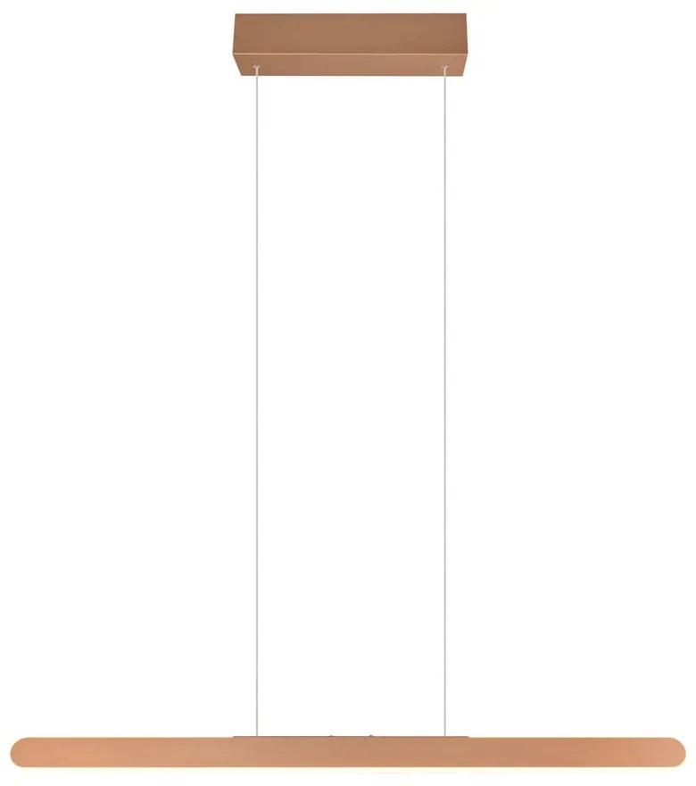 Lustră maro LED Helios – Trio