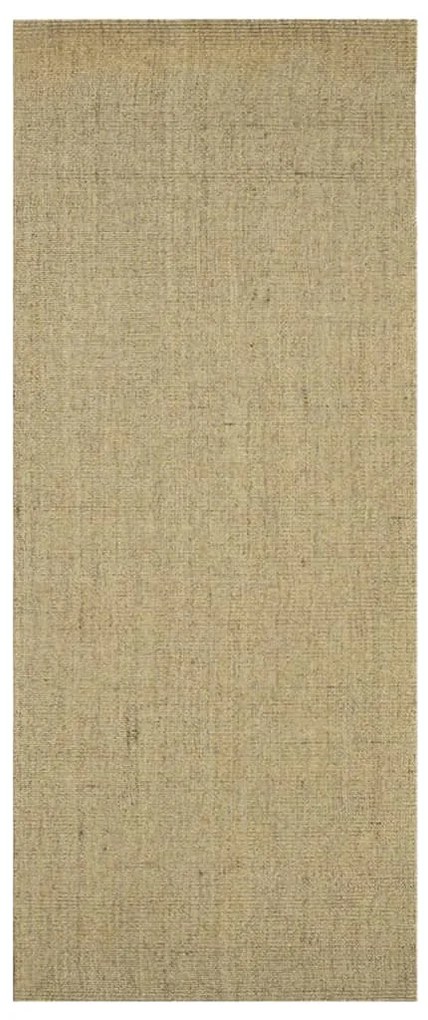 Covor din sisal natural, gri taupe, 100x250 cm Gri taupe, 100 x 250 cm