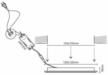 Corp de iluminat LED încastrat dimabil LED/6W/230V 3000-6500K Wi-Fi Tuya