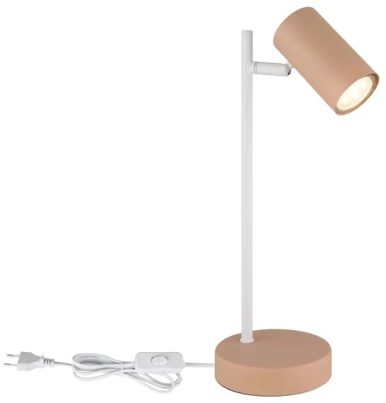 Lampă de masă Globo 57911TP ROBBY 1xGU10/5W/230V portocaliu