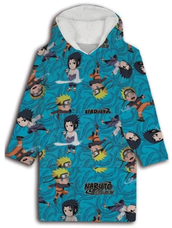 Naruto Pătură polară plușată Chibi, poncho