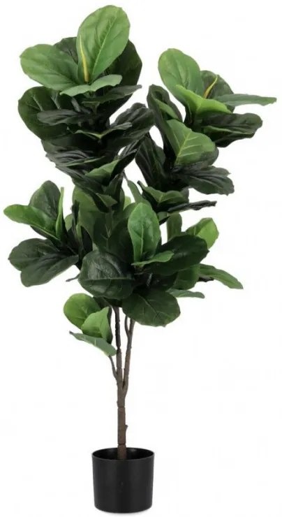 Planta artificiala decorativa cu ghiveci, 120 cm, Ficus Bizzotto