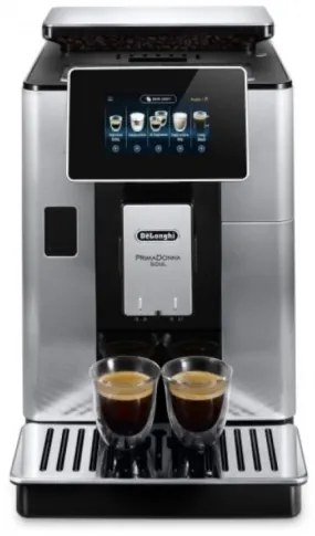 Espressor automat de’longhi primadonna soul ecam 610.74.mb, 1450w, 19 bar, 2.2 l, lattecrema system, argintiu negru