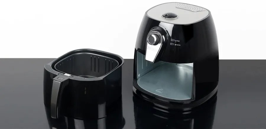 Friteuza cu aer cald Royalty Line 3L 1400W,black,RL-AF3.1 B