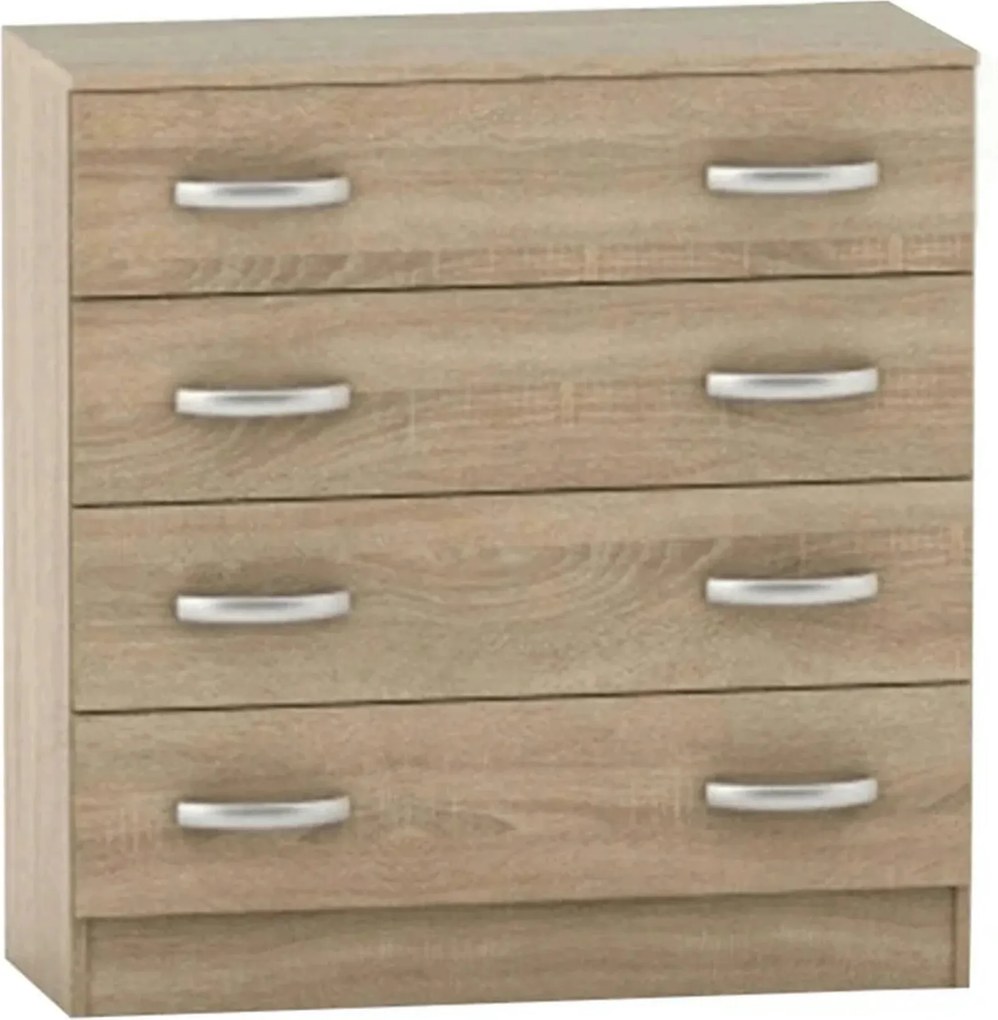 Comoda BETTY 2, stejar sonoma, PAL laminat, 150x39x93 cm
