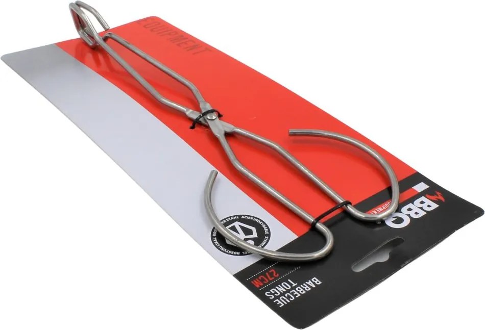 Clește tip foarfecă pentru grătar, 27 cm, inox, design ergonomic, BBQ, rezistent la temperaturi ridicate