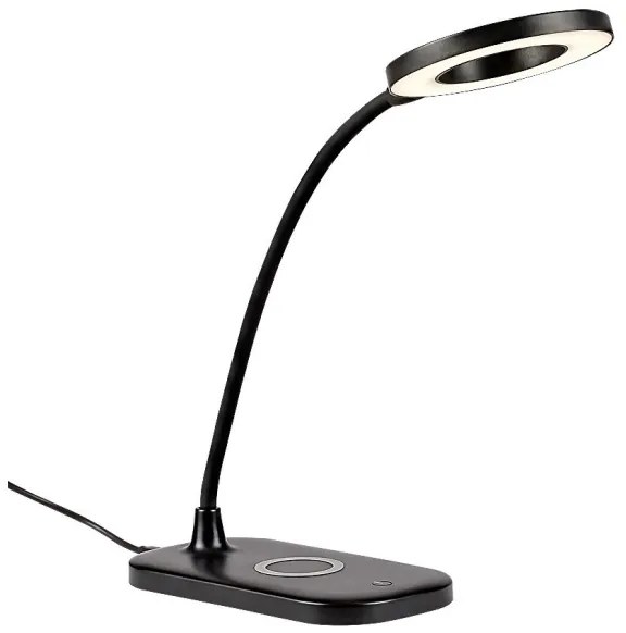 Rabalux 74013 - Lampă de birou LED tactilă HARDIN, dimabilă, 5W, neagră