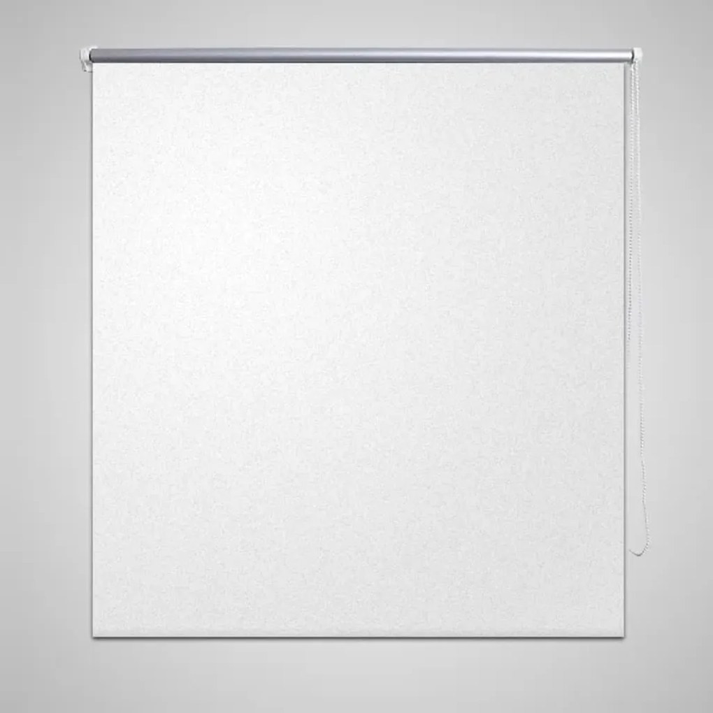 240168 vidaXL Jaluzea opacă rulabilă, 140 x 230 cm, alb