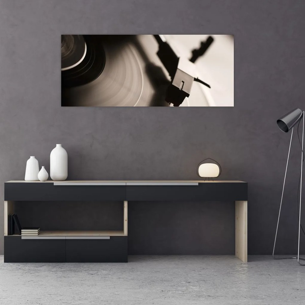 Tablou - Înregistrare gramofonică (120x50 cm)