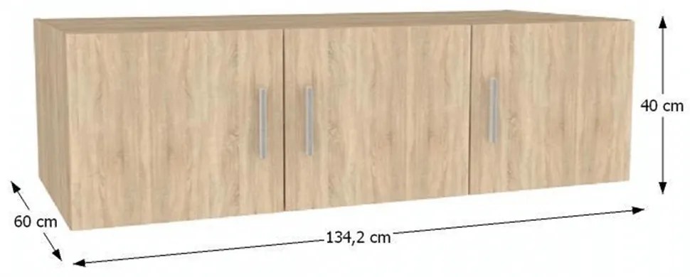 Suprastructură pentru dulap Izetta Typ 7 (stejar sonoma). 794838